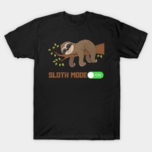 lazy sloth mode on vintage T-Shirt